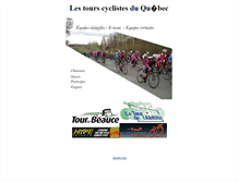Tablet Screenshot of cyclisme.cartefoi.net
